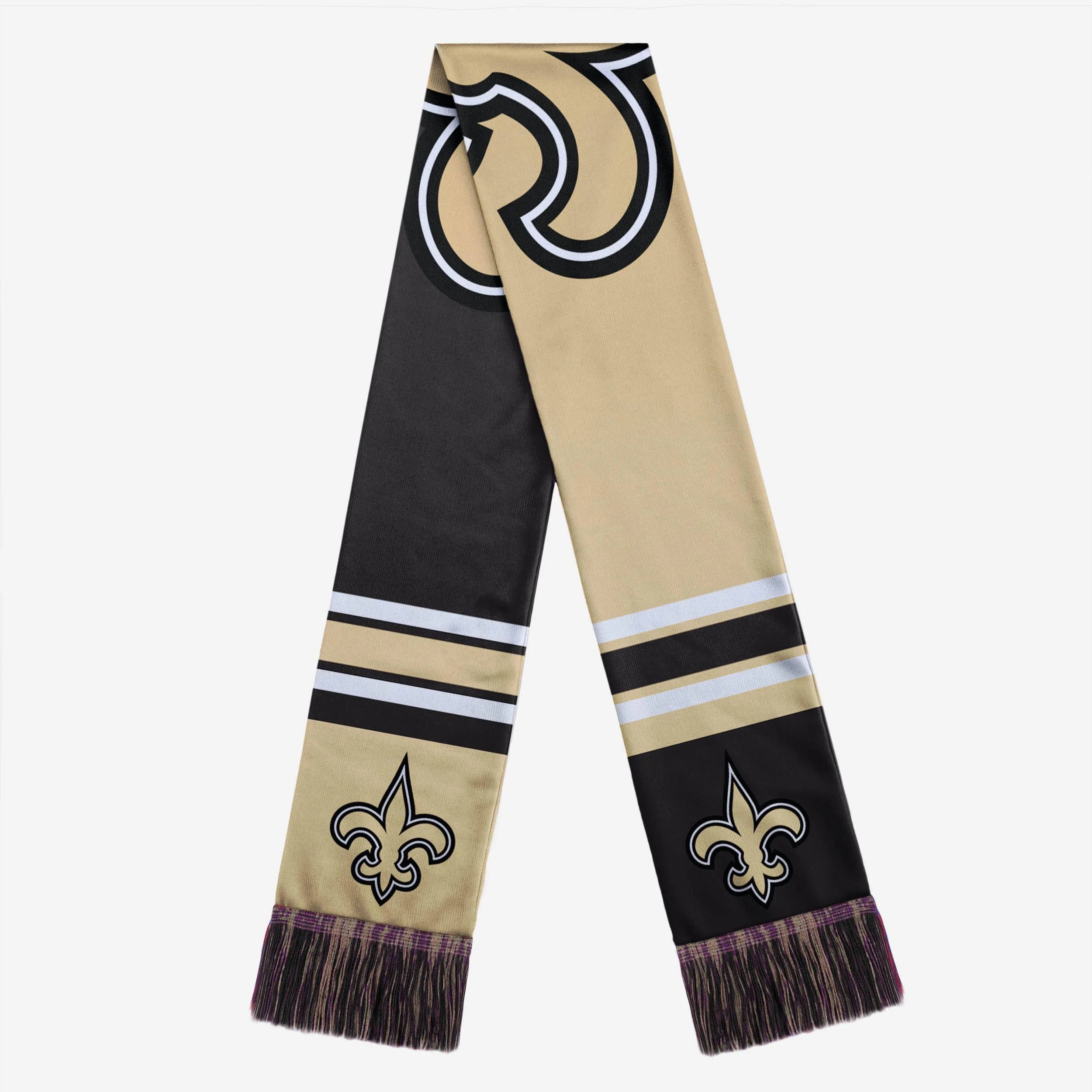New Orleans Saints Colorblock Scarf 1 New Orleans Saints Colorblock Scarf