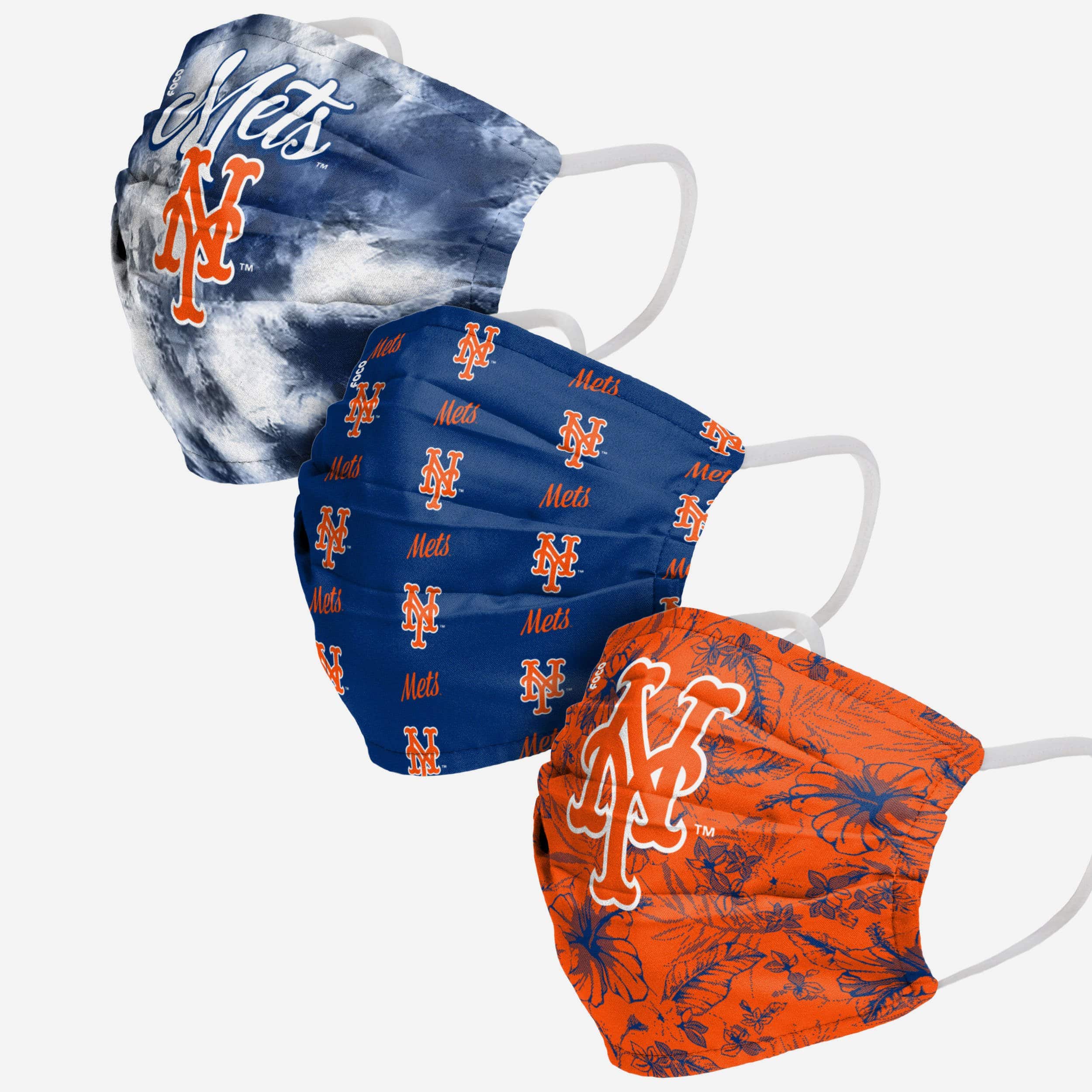 New York Mets Womens Matchday 3 Pack Face Cover