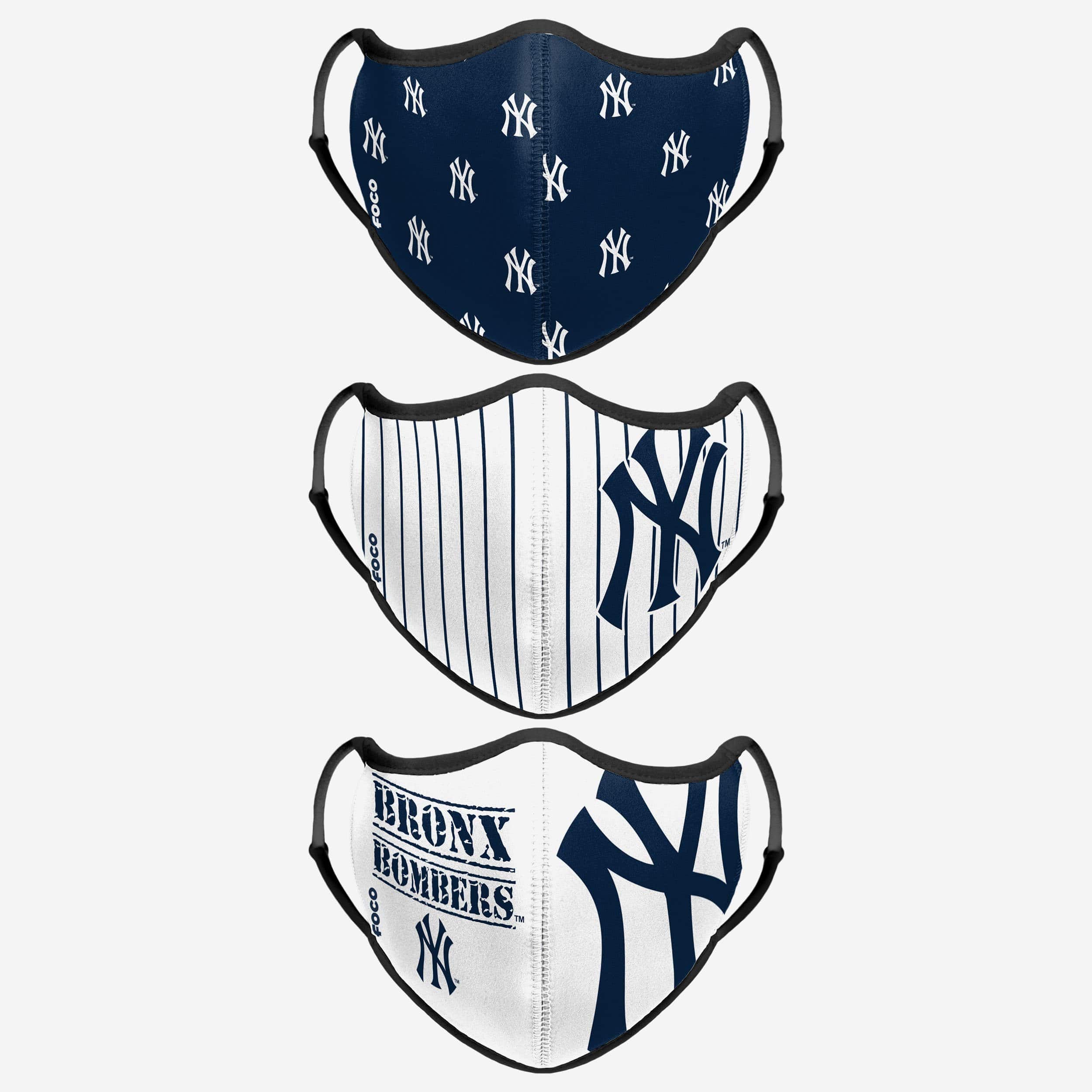 New York Yankees Thematic Sport 3 Pack Face Cover