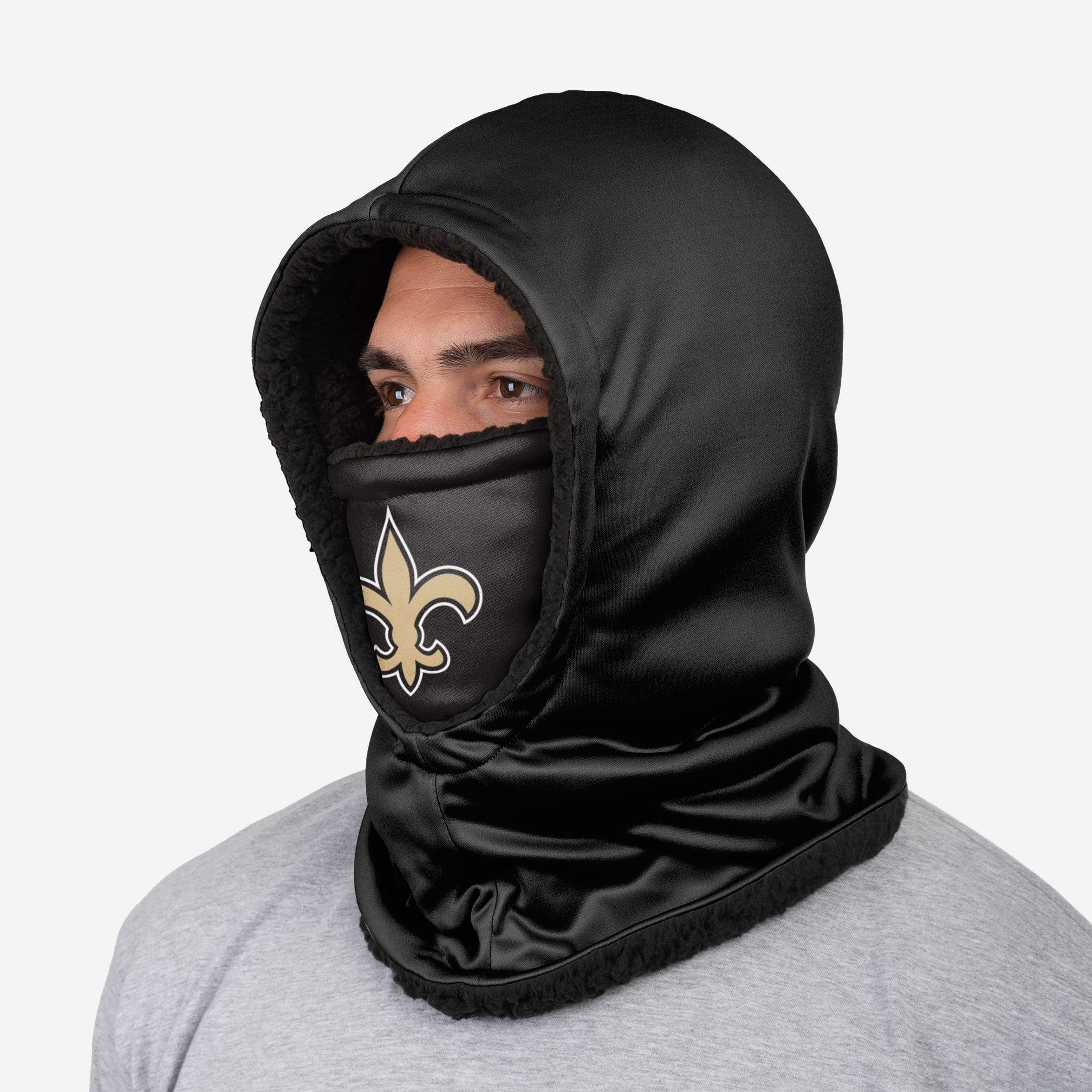 New Orleans Saints Black Hooded Gaiter 2 New Orleans Saints Black Hooded Gaiter