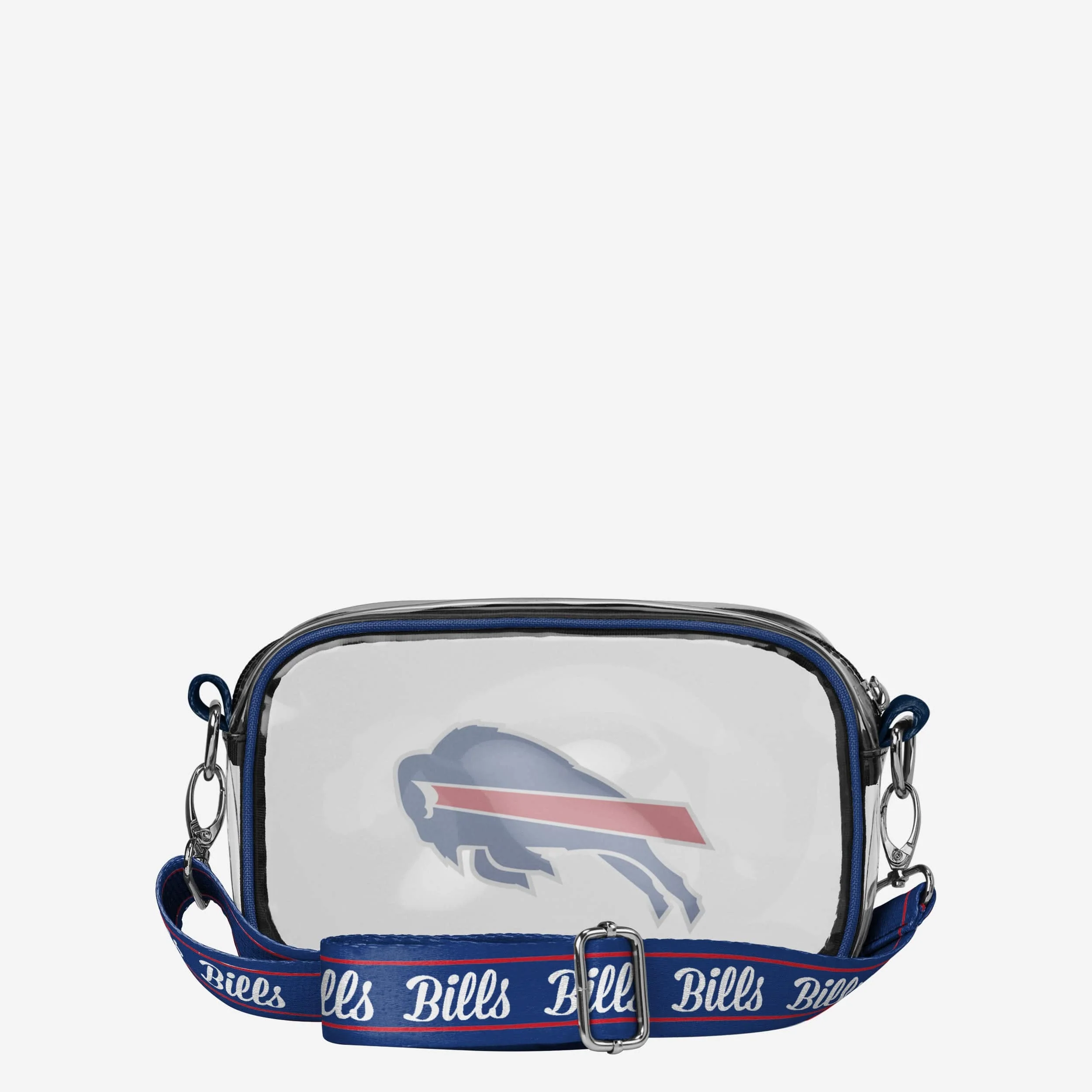 Buffalo Bills Team Stripe Clear Crossbody Bag 5 Buffalo Bills Team Stripe Clear Crossbody Bag
