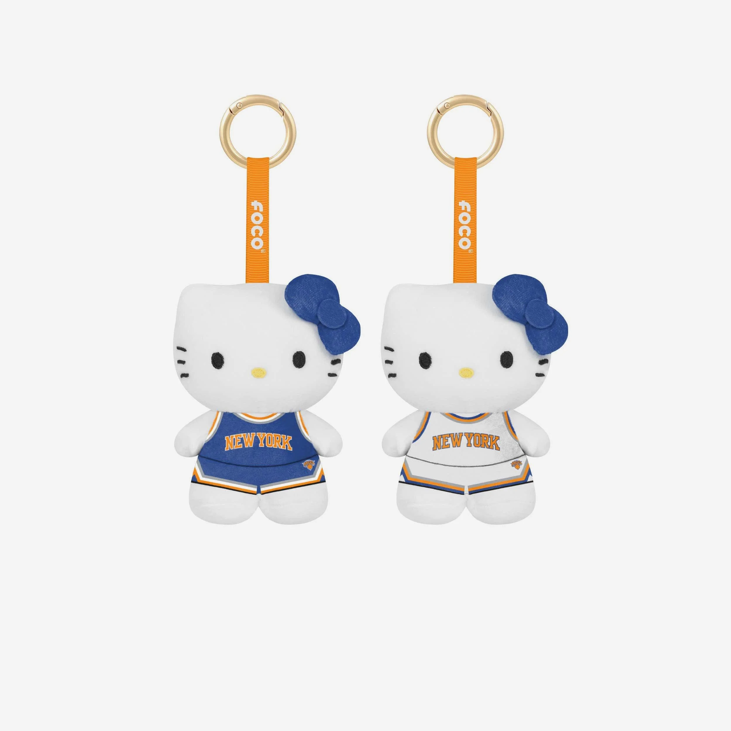 New York Knicks 2 Pack Mini Plush Hello Kitty® Bag Charm Keychain