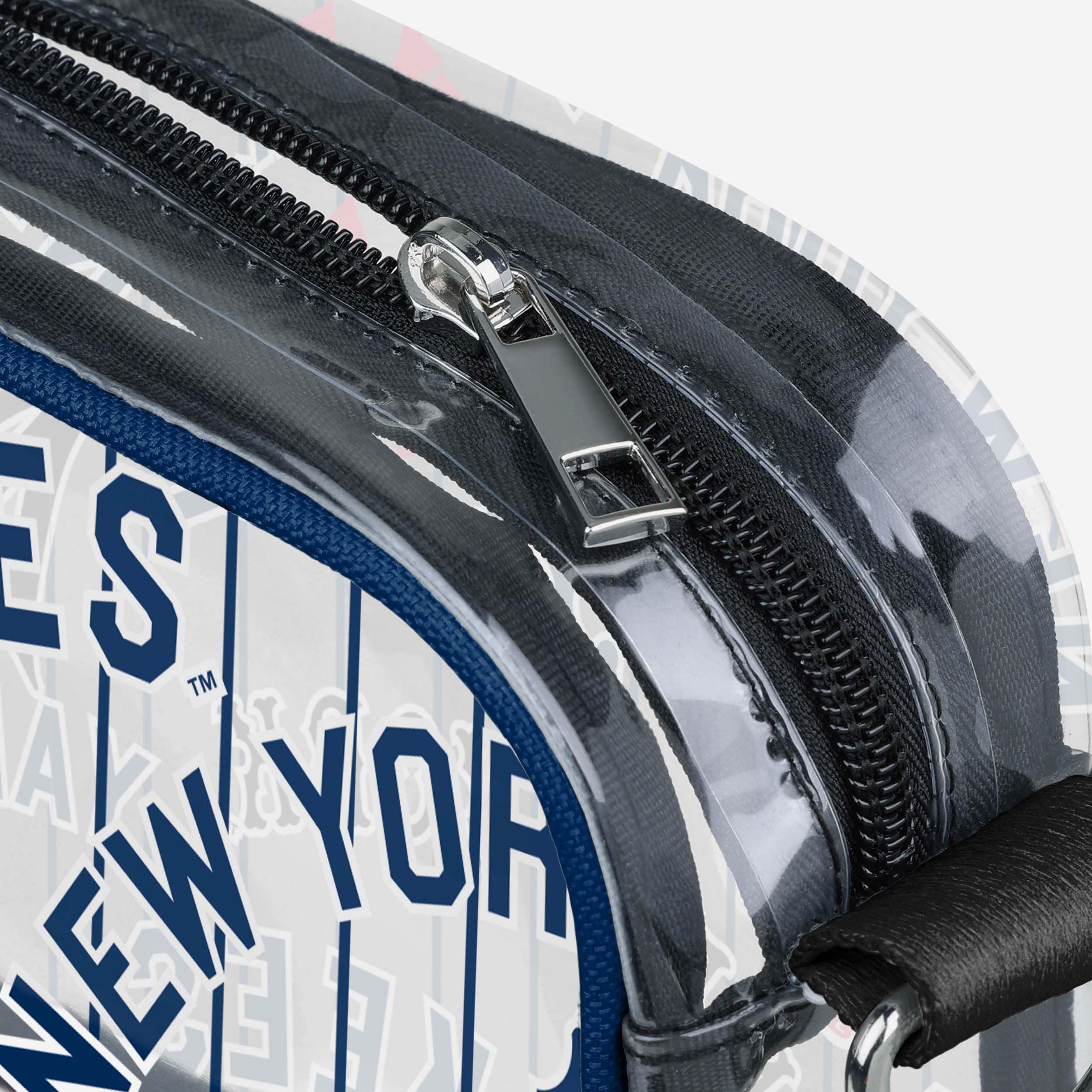 New York Yankees Repeat Retro Print Clear Crossbody Bag 4 New York Yankees Repeat Retro Print Clear Crossbody Bag