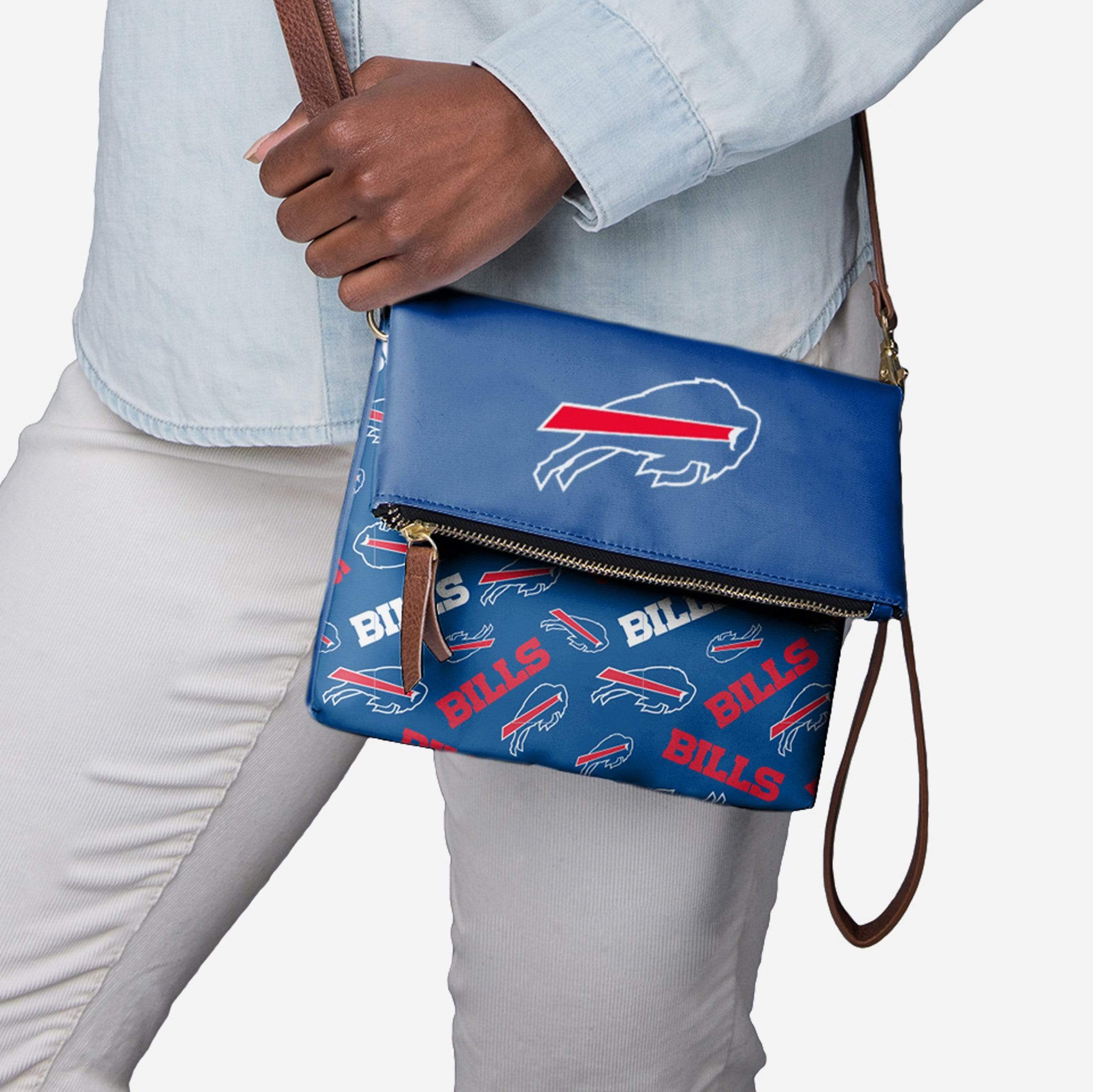 Buffalo Bills Printed Collection Foldover Tote Bag 2 Buffalo Bills Printed Collection Foldover Tote Bag