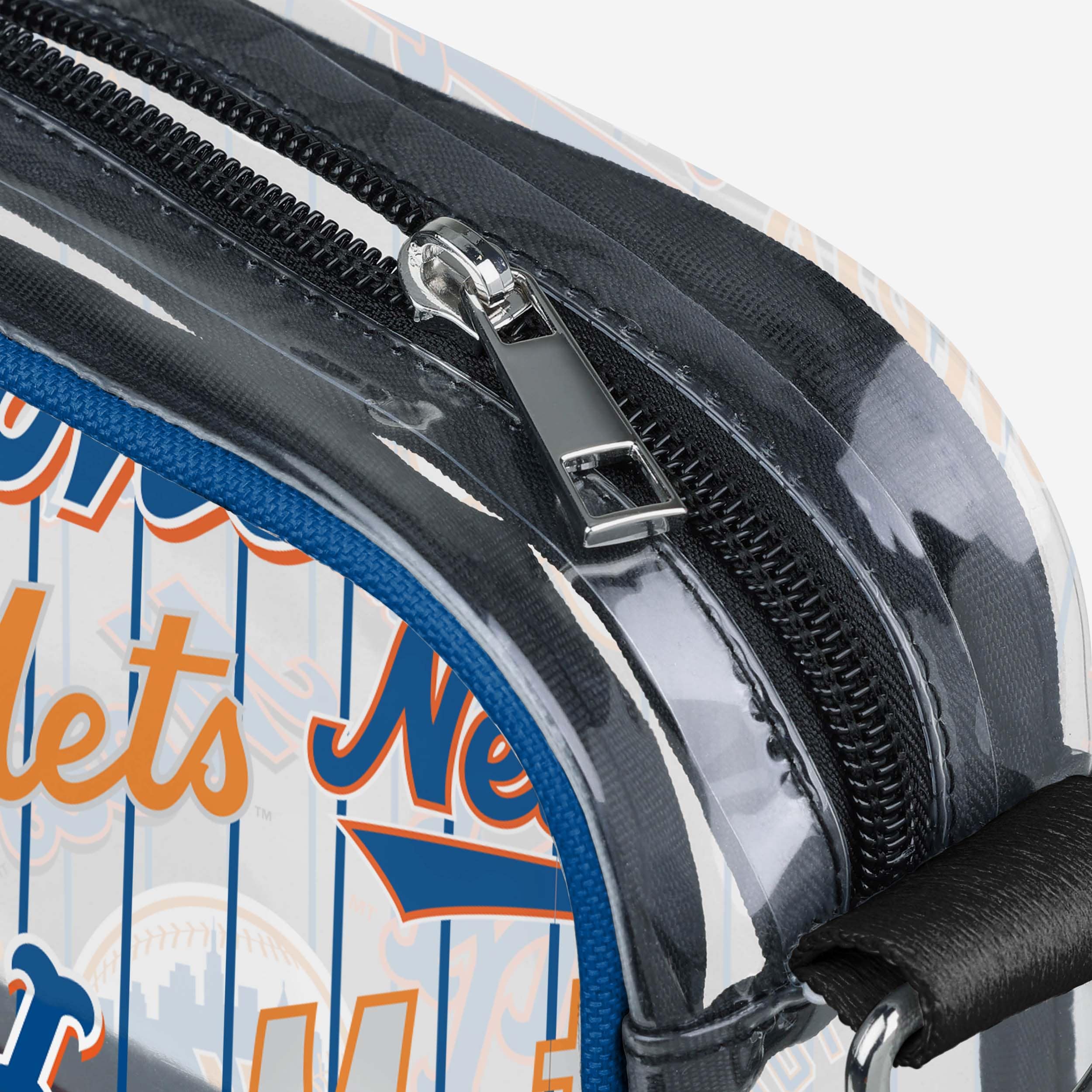 New York Mets Repeat Retro Print Clear Crossbody Bag 4 New York Mets Repeat Retro Print Clear Crossbody Bag