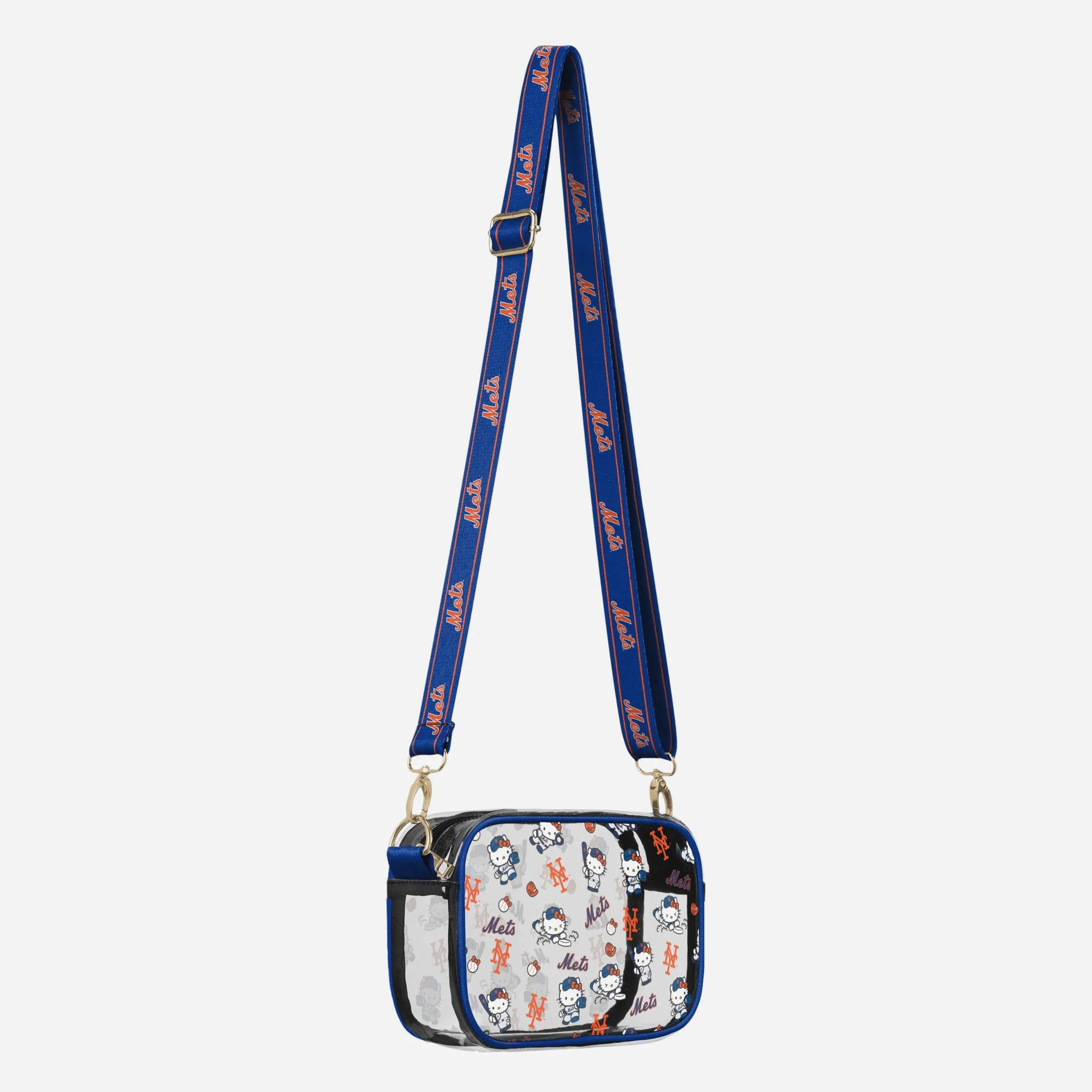 New York Mets Hello Kitty® Clear Crossbody Bag 2 New York Mets Hello Kitty® Clear Crossbody Bag