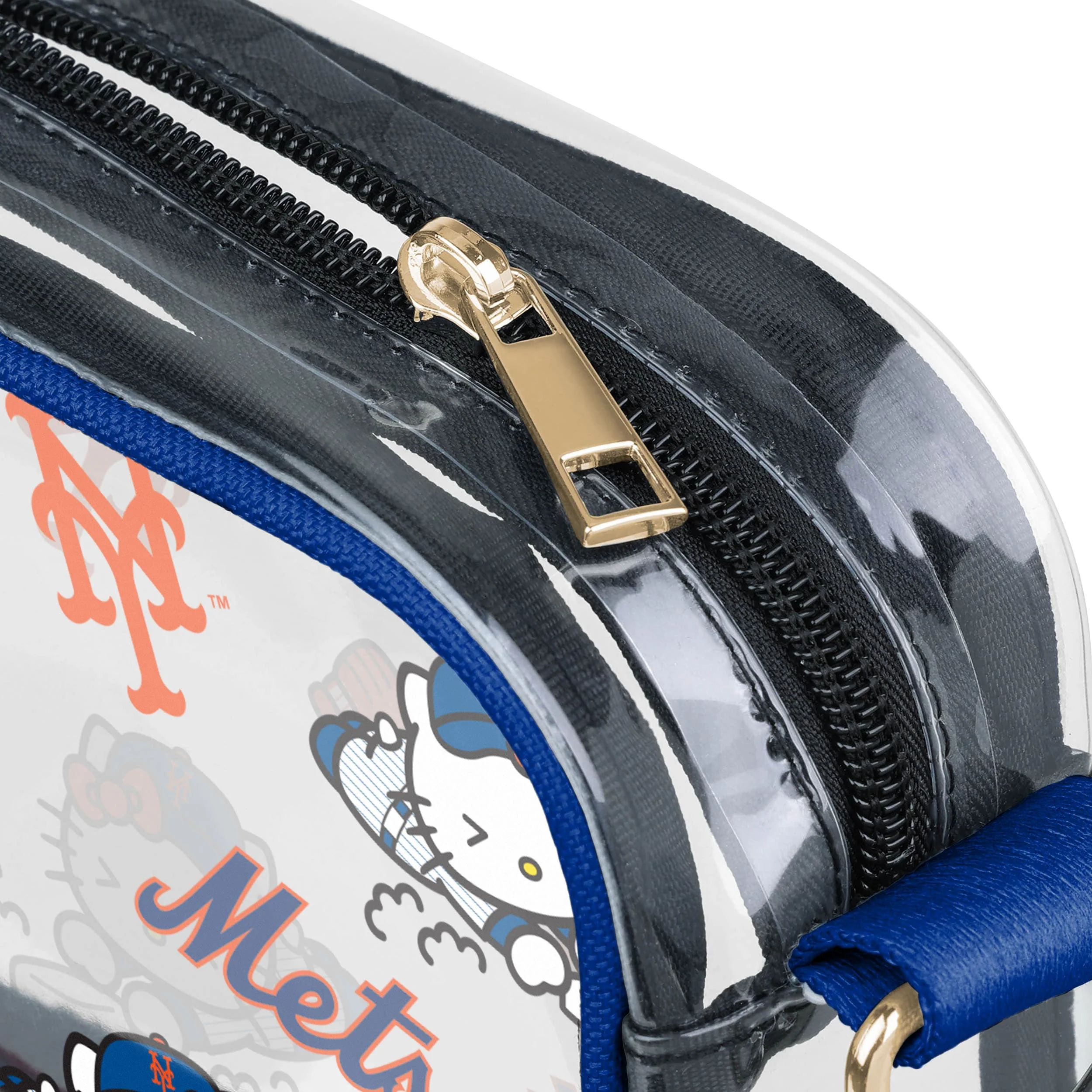 New York Mets Hello Kitty® Clear Crossbody Bag 4 New York Mets Hello Kitty® Clear Crossbody Bag