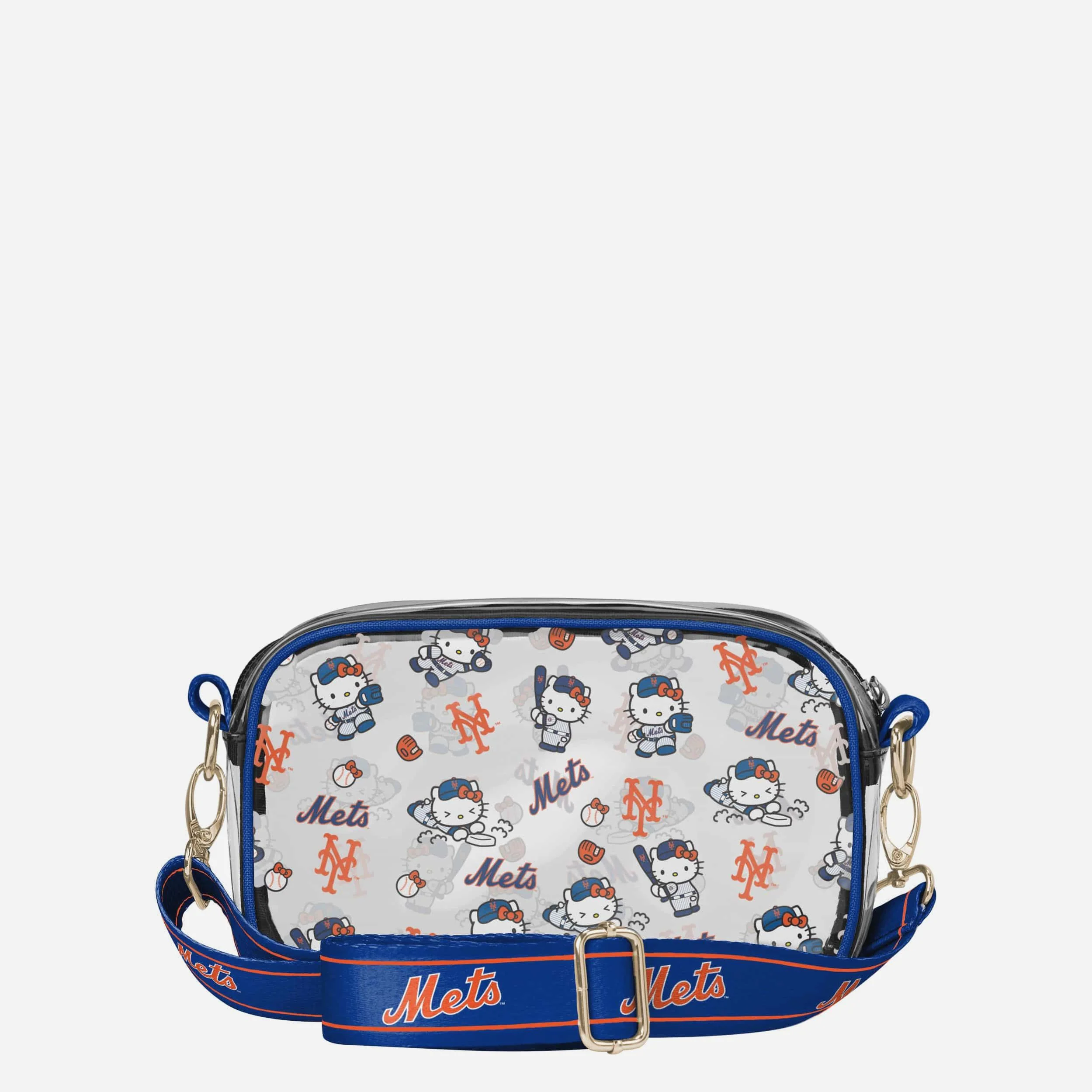 New York Mets Hello Kitty® Clear Crossbody Bag 5 New York Mets Hello Kitty® Clear Crossbody Bag
