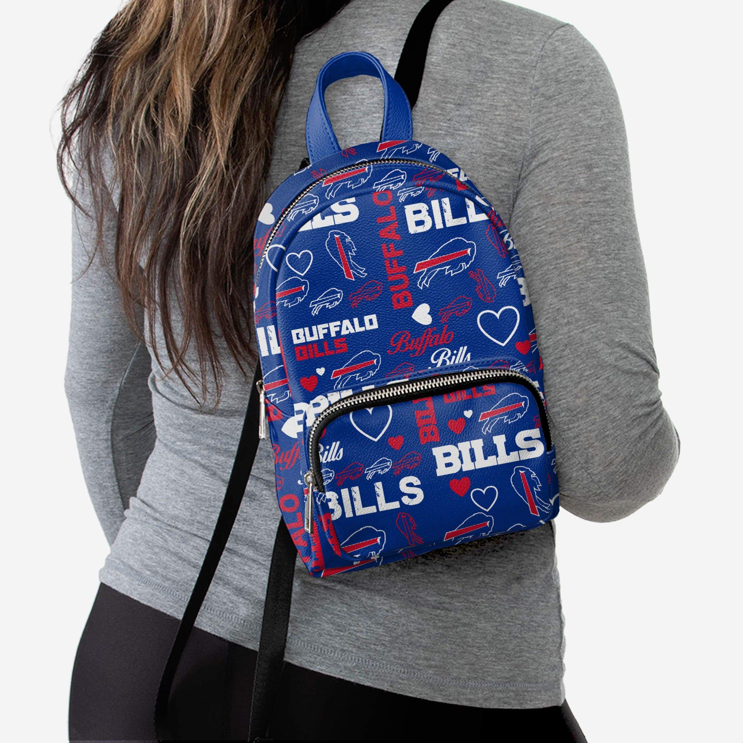 Buffalo Bills Logo Love Mini Backpack 2 Buffalo Bills Logo Love Mini Backpack