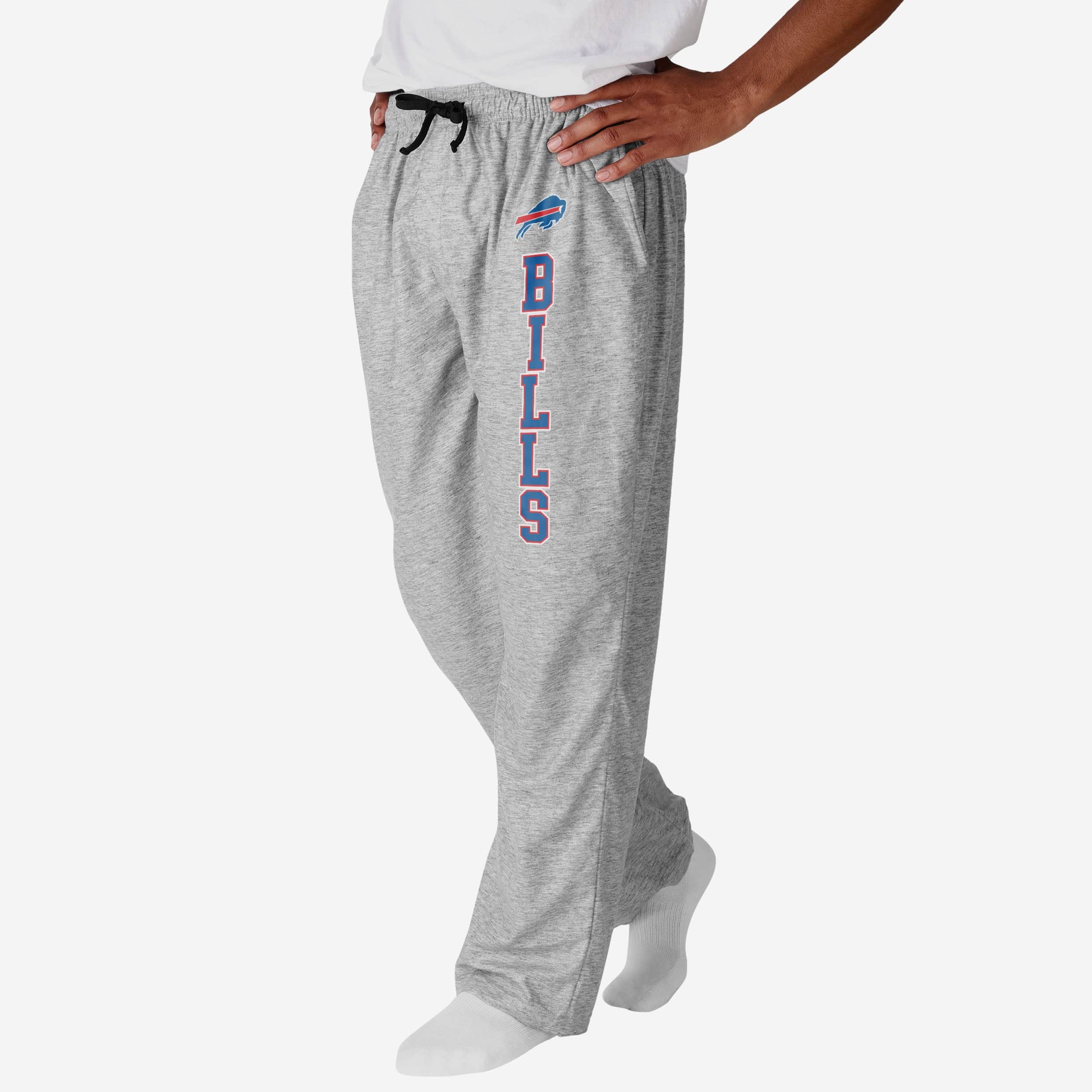 Buffalo Bills Athletic Gray Lounge Pants
