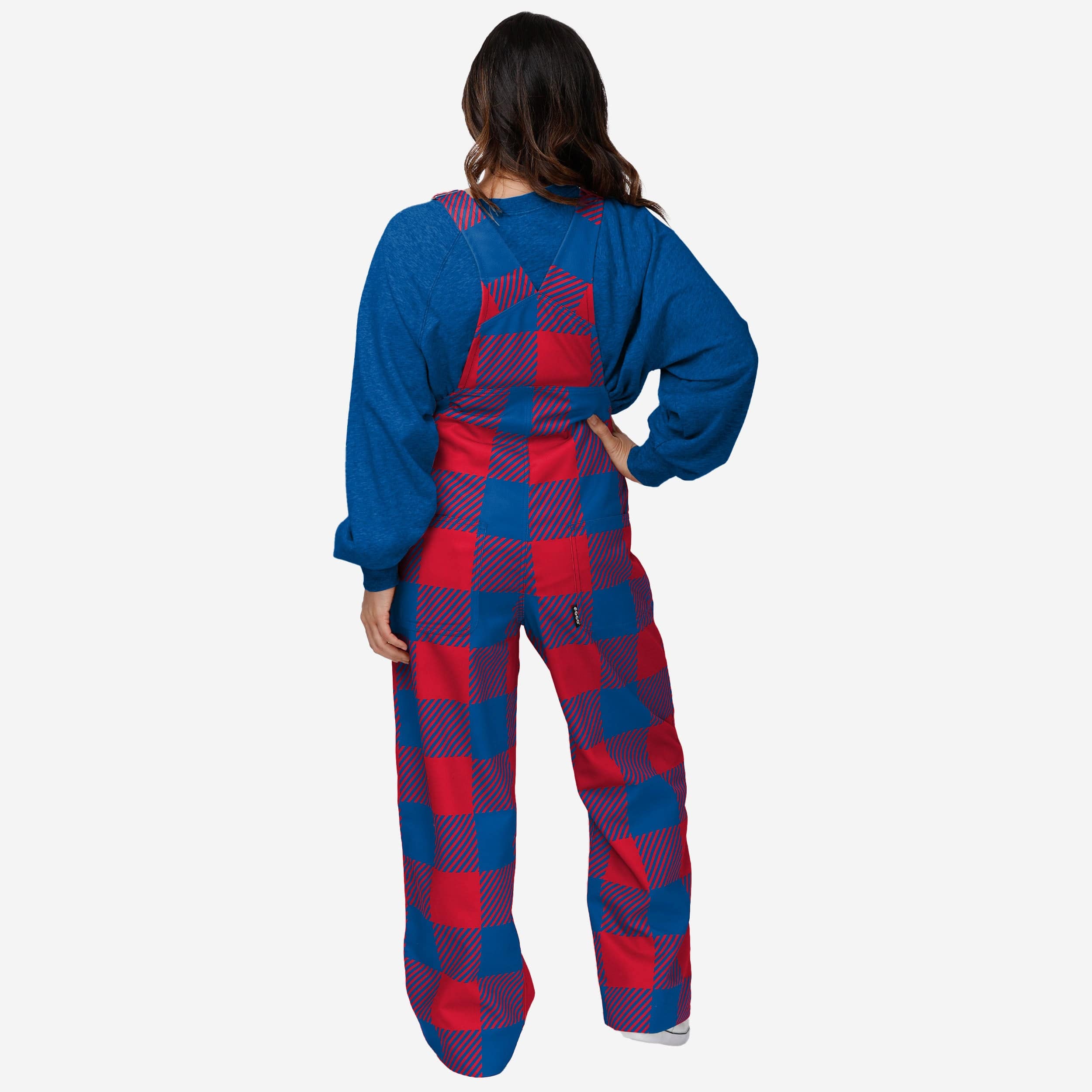 Buffalo Bills Womens Plaid Bib Overalls 2 Buffalo Bills Womens Plaid Bib Overalls