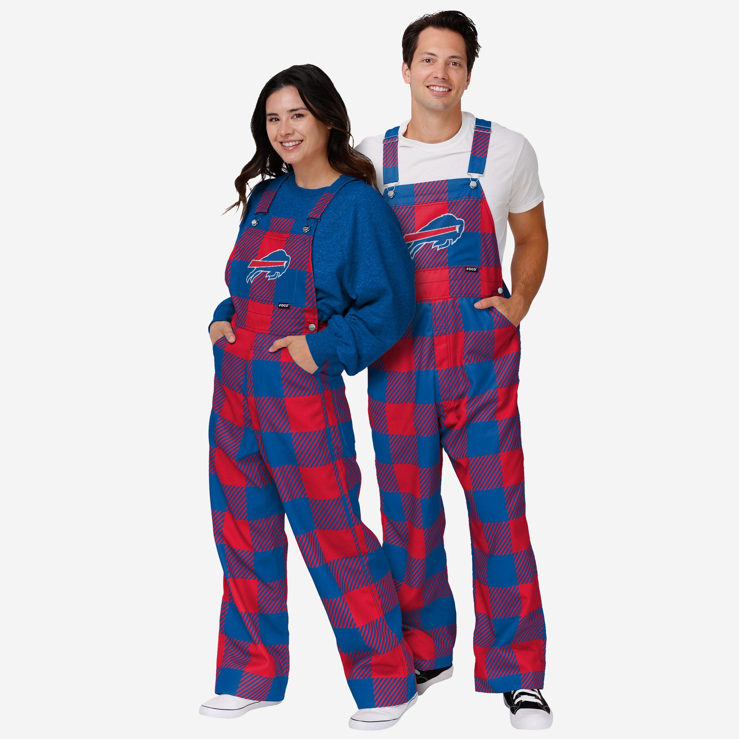 Buffalo Bills Womens Plaid Bib Overalls 3 Buffalo Bills Womens Plaid Bib Overalls