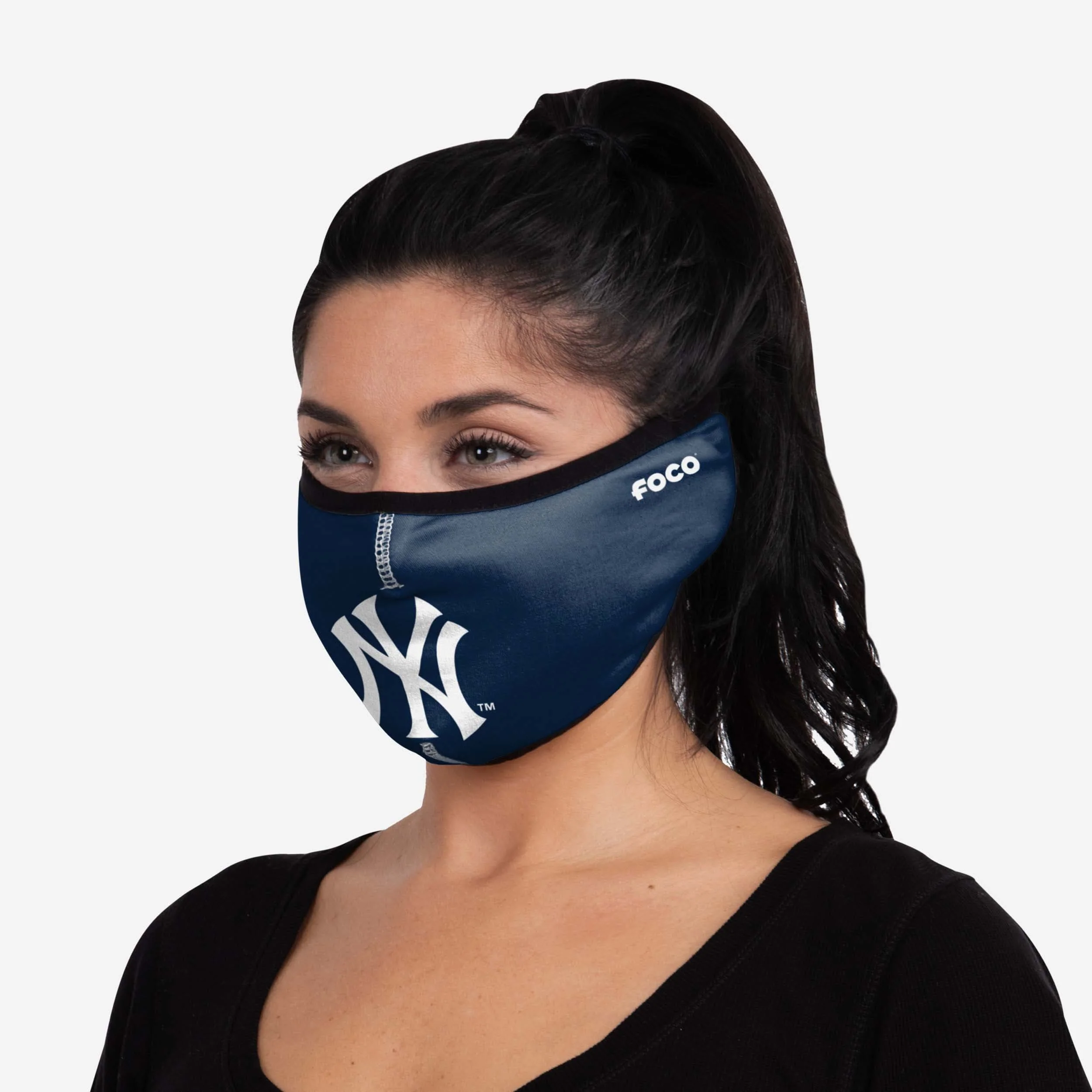 New York Yankees Big Logo Earband Face Cover 2 New York Yankees Big Logo Earband Face Cover