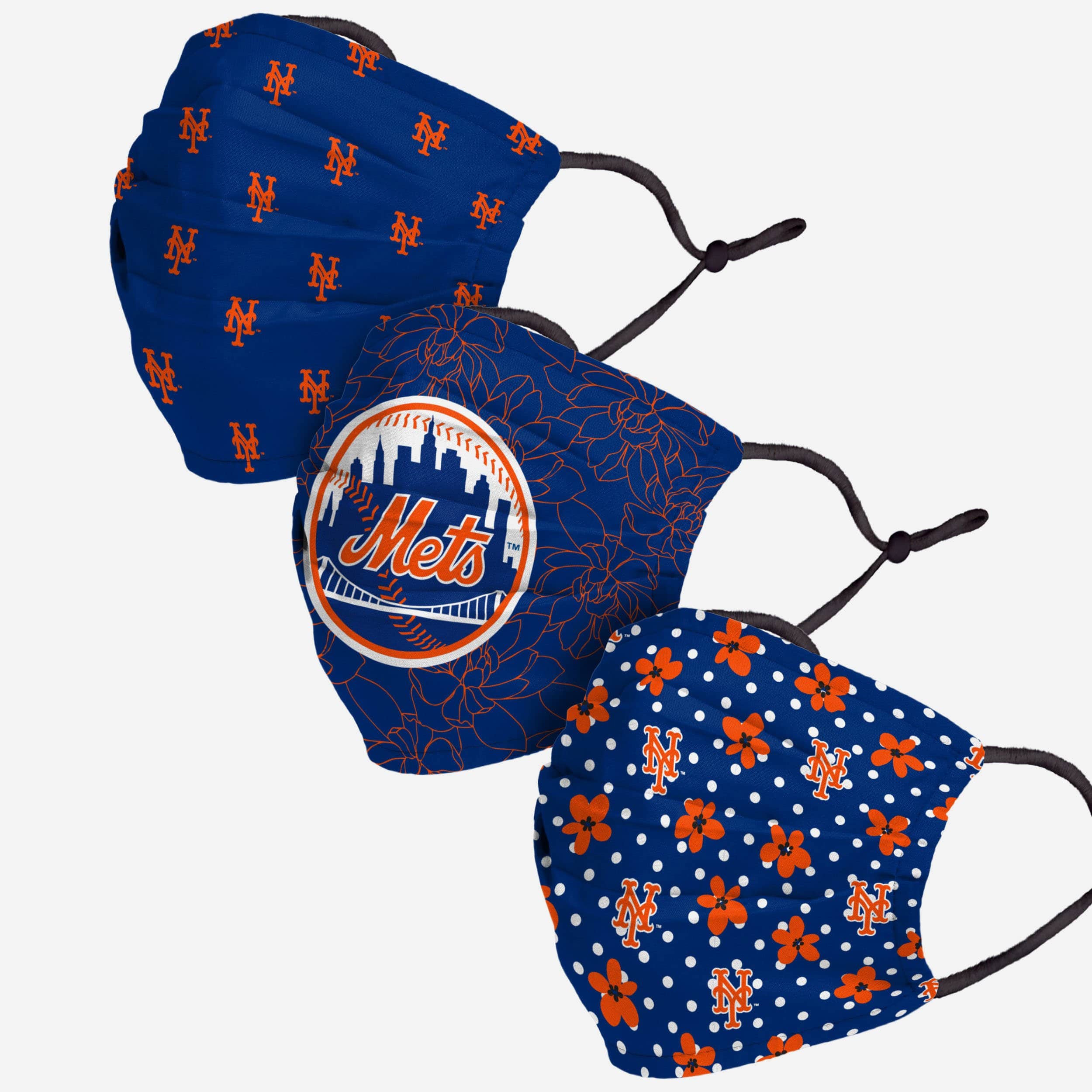 New York Mets Gameday Gardener 3 Pack Face Cover 2 New York Mets Gameday Gardener 3 Pack Face Cover