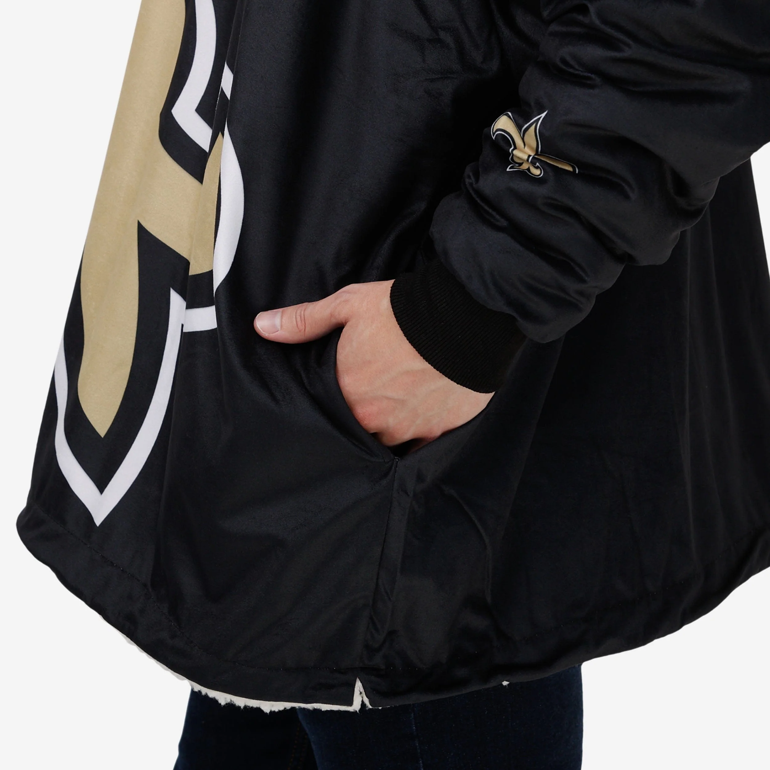 New Orleans Saints Reversible Colorblock Hoodeez 6 New Orleans Saints Reversible Colorblock Hoodeez