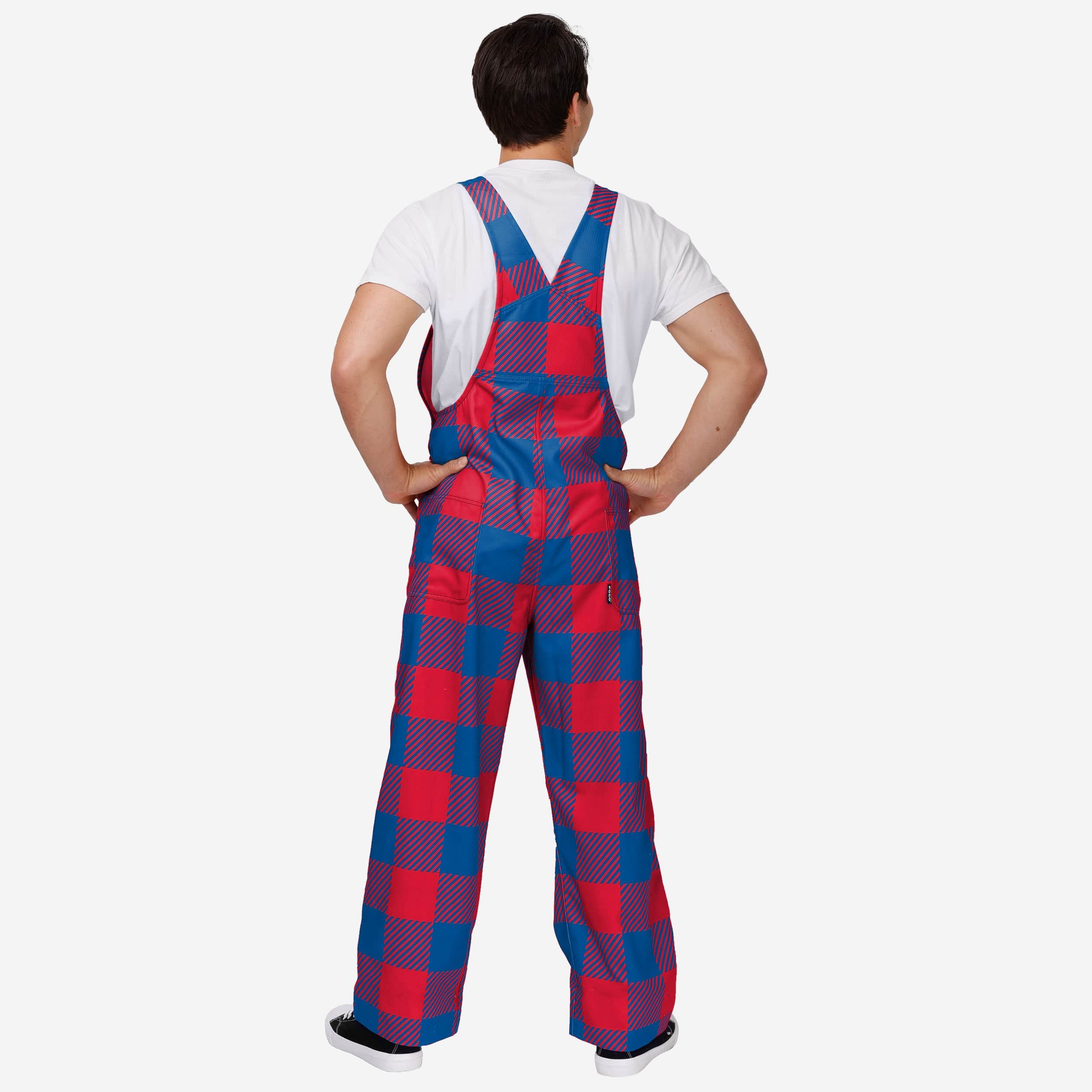 Buffalo Bills Mens Plaid Bib Overalls 2 Buffalo Bills Mens Plaid Bib Overalls