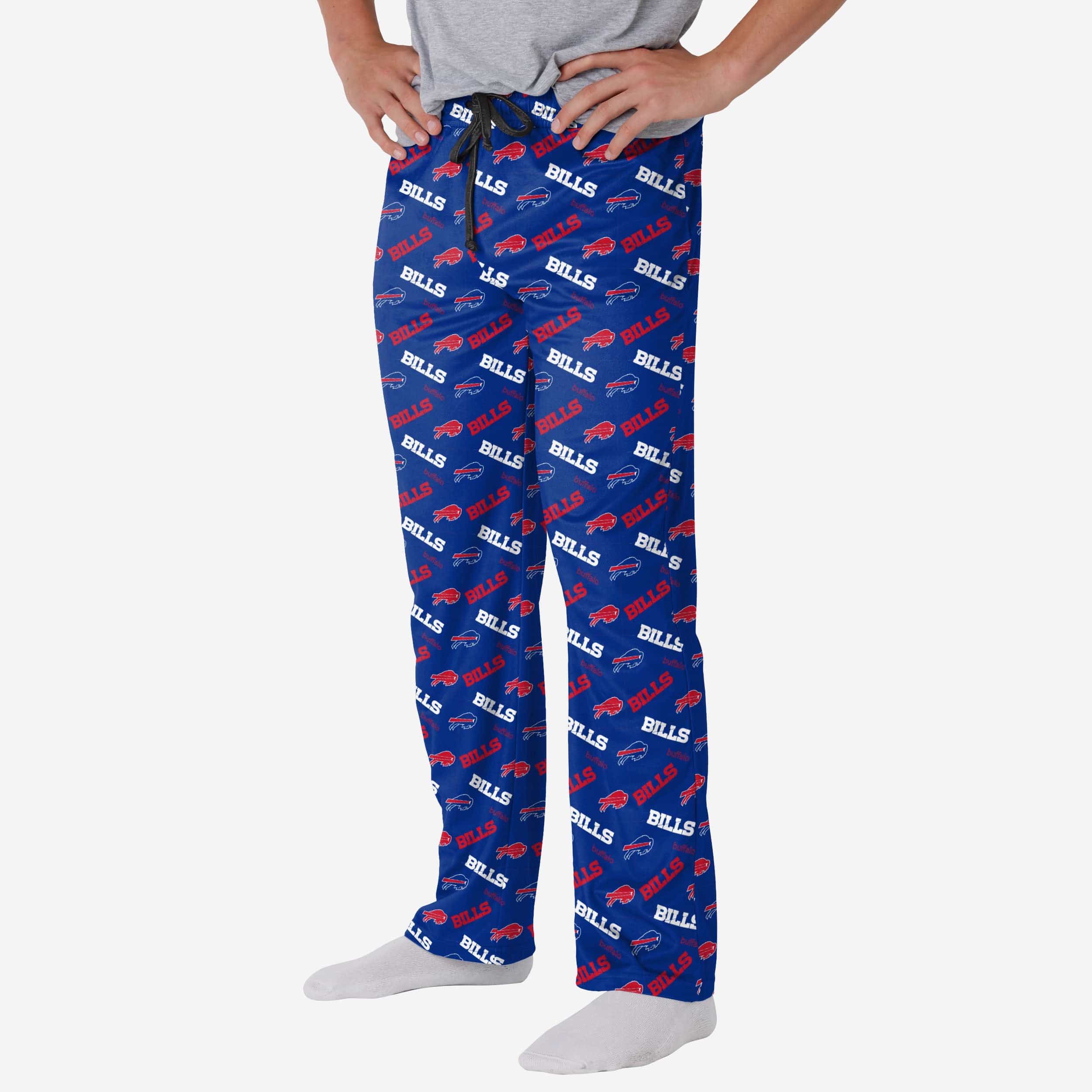Buffalo Bills Repeat Print Lounge Pants 1 Buffalo Bills Repeat Print Lounge Pants