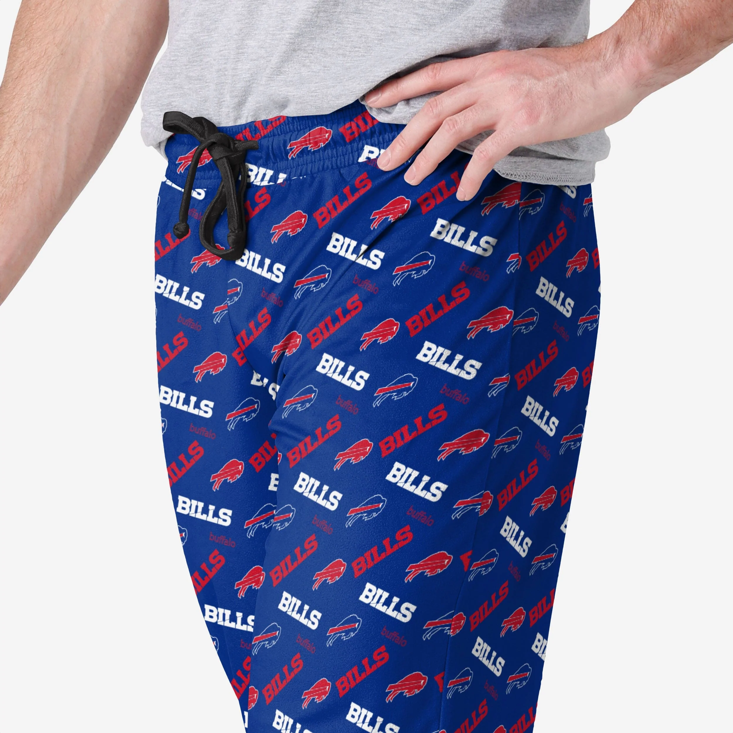 Buffalo Bills Repeat Print Lounge Pants 3 Buffalo Bills Repeat Print Lounge Pants