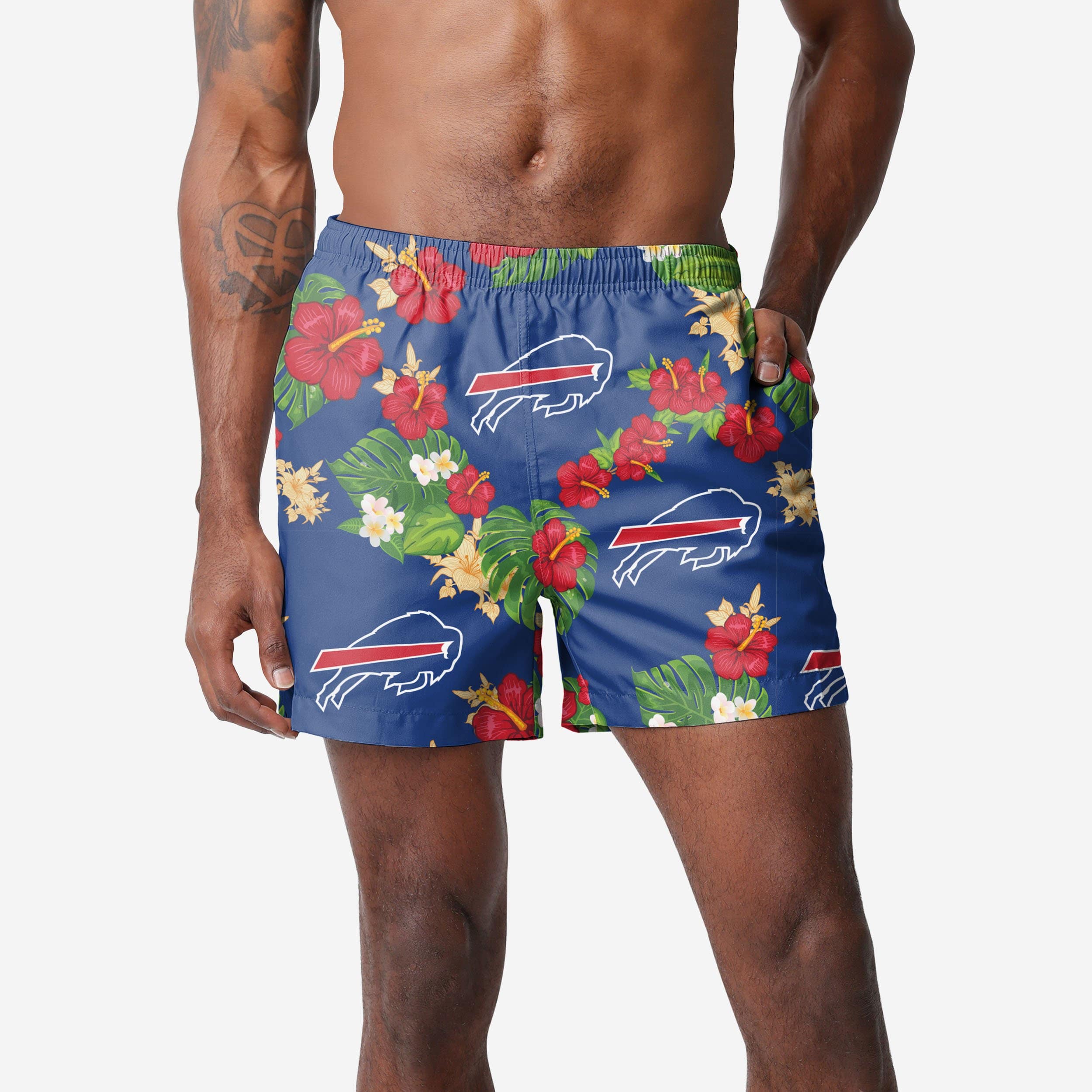 Buffalo Bills Floral Swimming Trunks